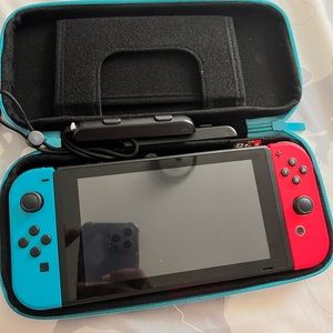 My son does not use it. Nintendo switch duo